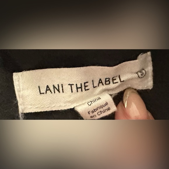 Lani The Label Tie-Front Black Ruffled Midi - Size S - Picture 6 of 6